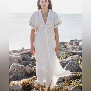 Free People Samantha shirt dress Small NWT